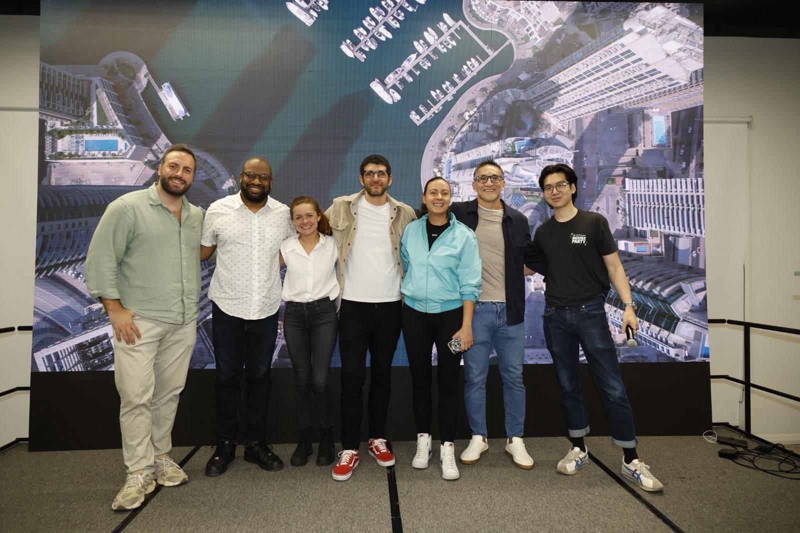 Canon team with the judges
